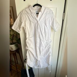 Thom Browne adjustable tie midi dress